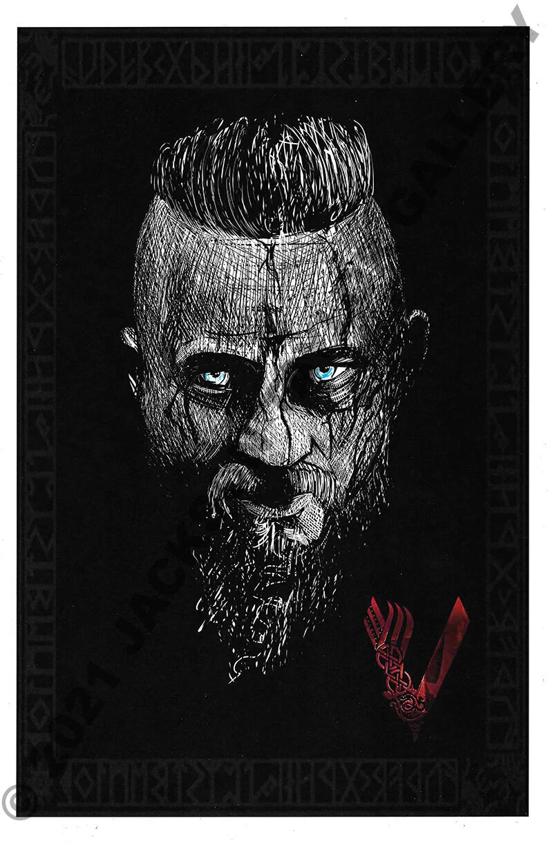 Ragnar (Vikings) Art — Jackson Taylor
